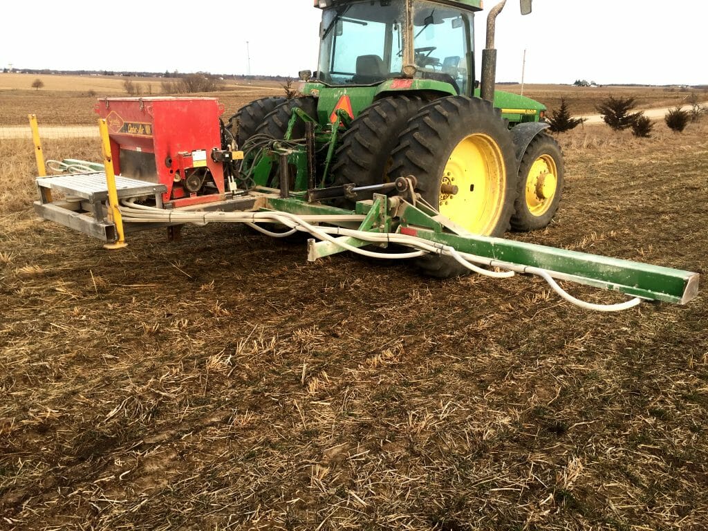 Frost Seeding red clover
