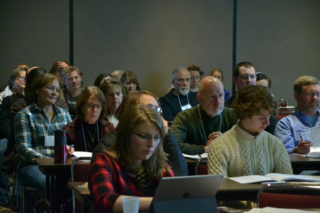 attendees at practical farmers of iowa annual conference 2019