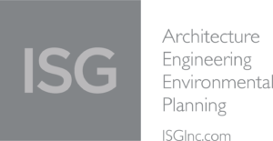 ISG gray logo block