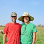 Johnny Rafkin and Wendy Johnson on their farm Sept. 23, 2020