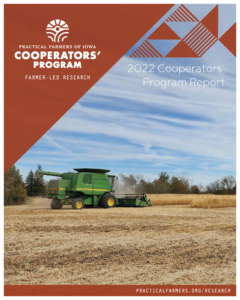 2022 Cooperators Program Report Cover