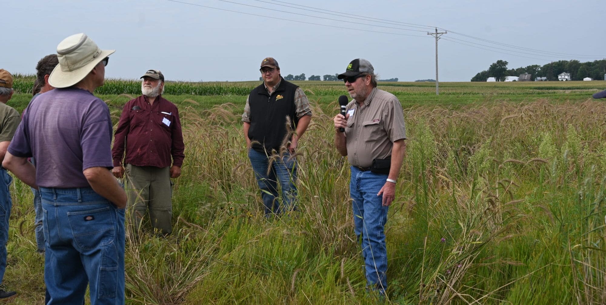 Jerry Ackermann speaking about habitat restoration