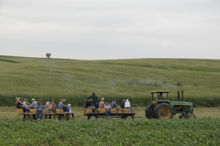 Sirien Field Day (tractor and wagons 2)