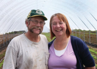 Paul Ehrhardt and Kay Jensen of JenEhr Farm -- courtesy of Outpost Natural Foods Co-op
