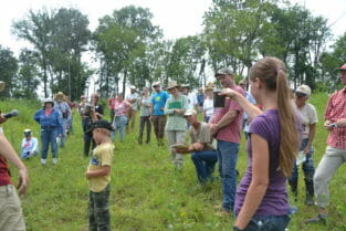 Attendees at the DeCook Field Day.