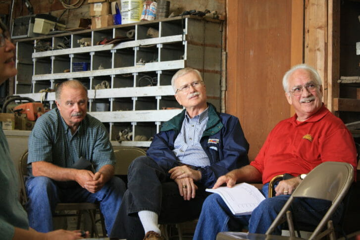 From left to right: Tom Frantzen, Larry Kallem, and Mike Duffy