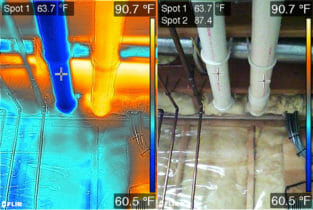 Thermal camera image from PFI member Bruce Vosseller.