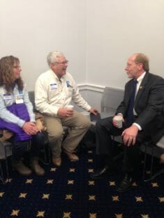 Mark and Melanie with Rep. Dave Loebsack