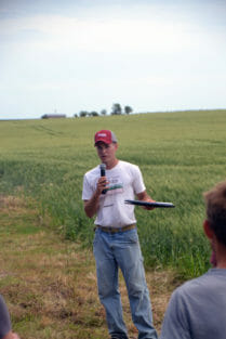 Nathan Anderson talks growing small grains and wheat management.